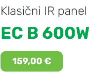 Klasični IR panel EC B 600W